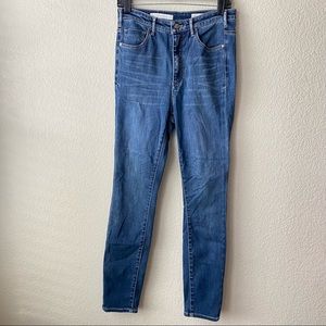 Pilcro & the letterpress Superscript Denim Medium Wash Jeans Size 28
